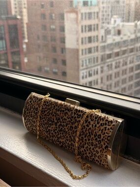 Leopard Print Clutch